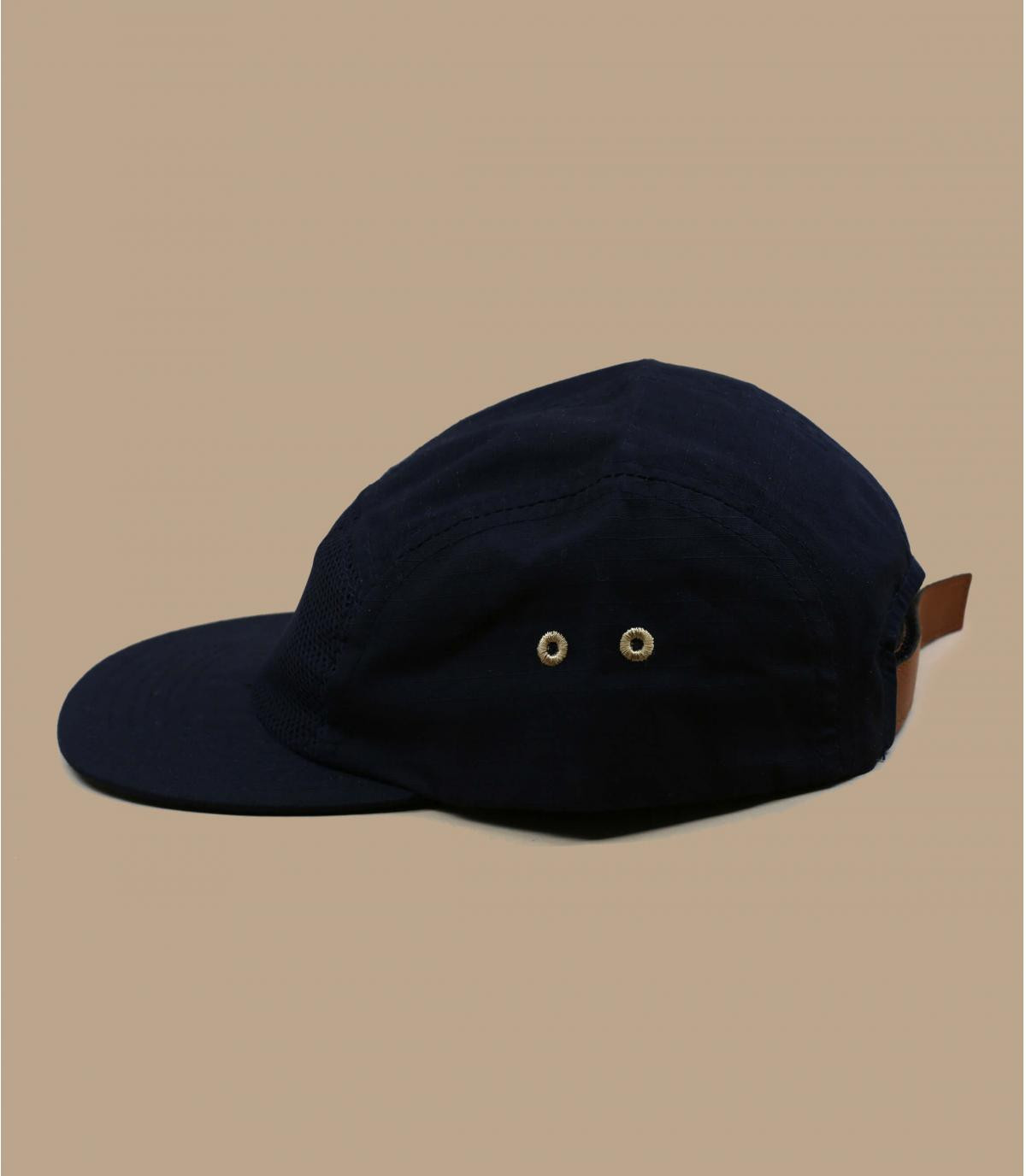 navy blue 5 panel cap
